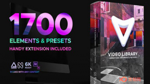 【AE脚本】1700多个视频特效预设 Video Library-A-P00005