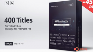 【PR/AE预设】400款动画标题字幕预设-A-P00016