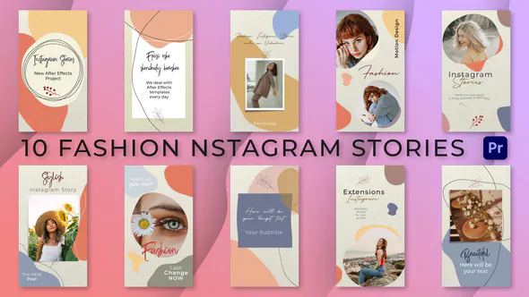 Fashion Stories时尚故事-PR模板