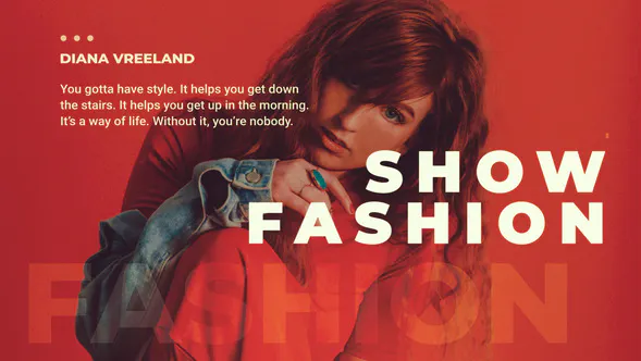 Fashion Promo Slideshow时尚宣传片-PR模板