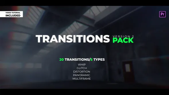 过渡包 V.2多帧噪音Transitions Pack V.2-PR模板