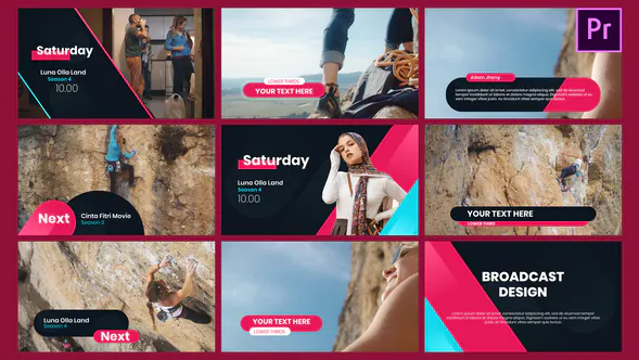 广播频道标识 – 基本图形Broadcast Channel identity – Essential Graphics-PR模板