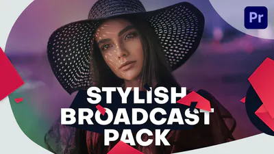 时尚的广播包元素娱乐Stylish Broadcast Pack-PR模板