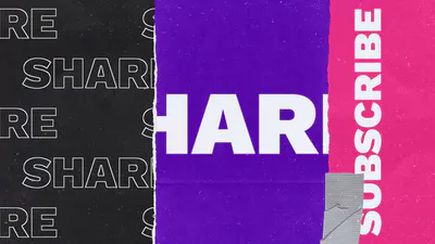 Urban Youtube – 点赞分享订阅Urban Youtube – Like Share Subscribe-PR模板