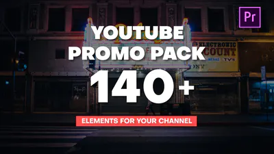 YouTube 促销包 – MogrtYouTube Promo Pack – Mogrt-PR模板