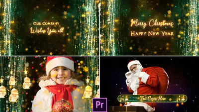 圣诞广播包 – Premiere ProChristmas Broadcast Pack- Premiere Pro-PR模板