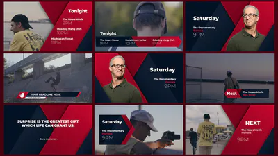 广播包 – 基本图形Broadcast Package – Essential Graphics-PR模板