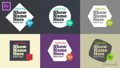 广播形状包基本图形| 莫格特Broadcast Shapes Package Essential Graphics | Mogrt-PR模板