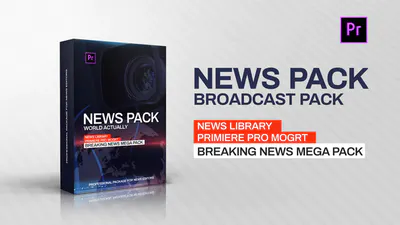 新闻库 – 广播包News Library – Broadcast Pack-PR模板