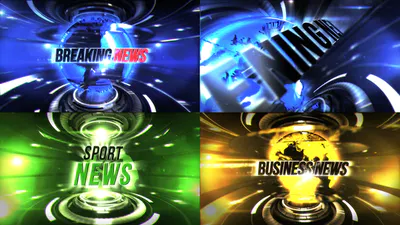 电视广播新闻包TV Broadcast News Package-PR模板
