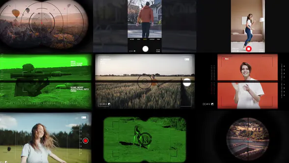 Hud取景器必备Viewfinder Essentials-AE模板