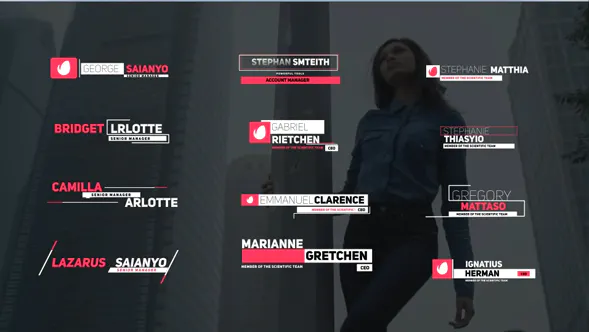 极简主义运动Lower Third-AE模板