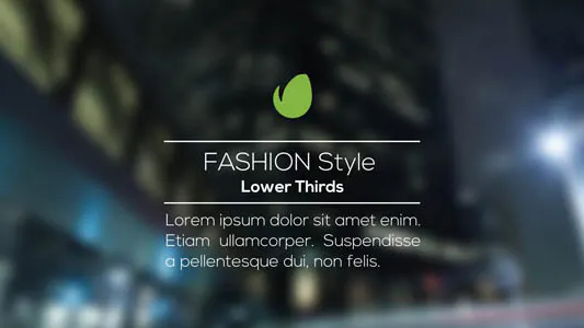 标题透明营销干净Super Clean Lower Thirds-AE模板