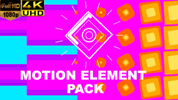运动元素包Motion Element Pack-AE模板