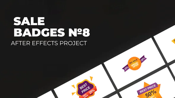 销售徽章 Vol.8Sale Badges Vol.8-AE模板