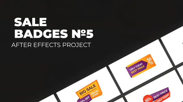 销售徽章 Vol.5Sale Badges Vol.5-AE模板