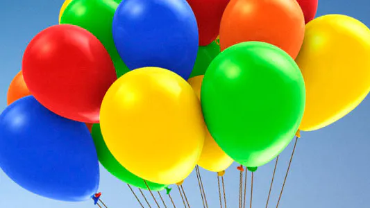 可自定义颜色的气球Balloons With Customizable Colors-AE模板