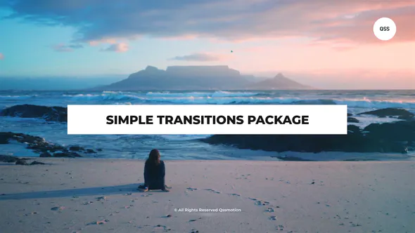简单过渡包Simple Transitions Package-AE模板