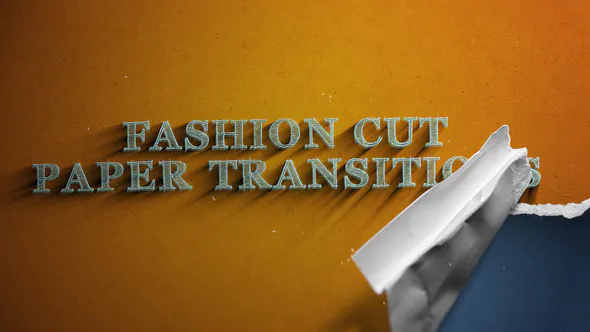 时尚剪裁25 纸过渡Fashion Cut | 25 Paper Transitions-AE模板