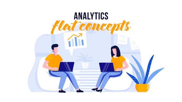 分析-平面概念Analytics – Flat Concept-AE模板