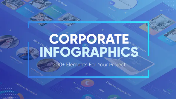 企业信息图表Corporate Infographics-AE模板