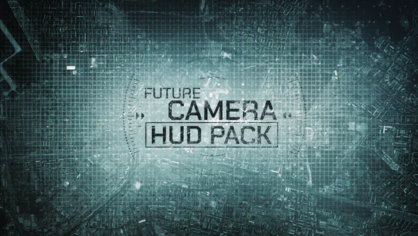 未来相机 HUD 元素Future Camera HUD Elements-AE模板