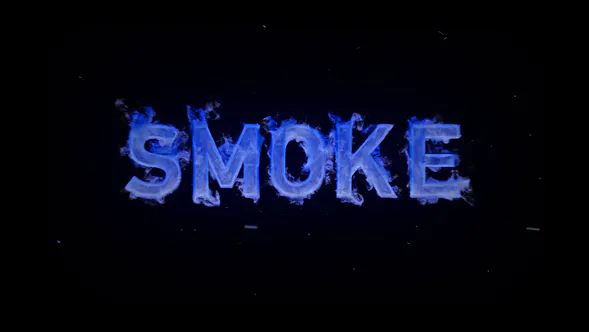烟雾文本 FxSmoke Text Fx-AE模板