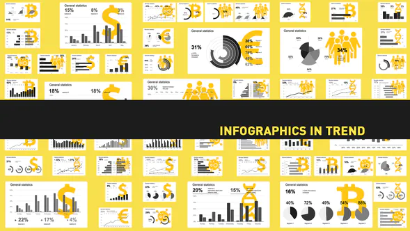 趋势中的信息图表Infographics in trend-AE模板