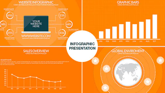 信息图表演示Infographic Presentation-AE模板