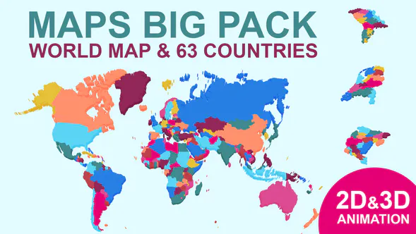 地图大包Maps Big Pack-AE模板