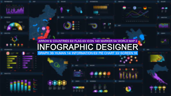 Infographic designer信息图表设计师-AE模板