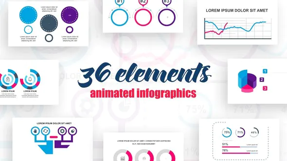 信息图表第 4 卷Infographics vol.4-AE模板
