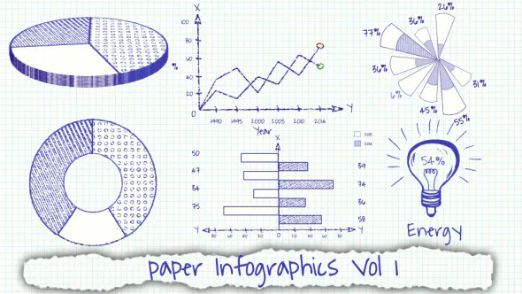 纸质信息图表第 1 卷Paper Infographics Vol 1-AE模板