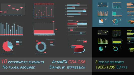 信息图表Infographics-AE模板