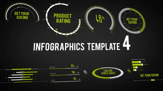 信息图表模板 4Infographics Template 4-AE模板