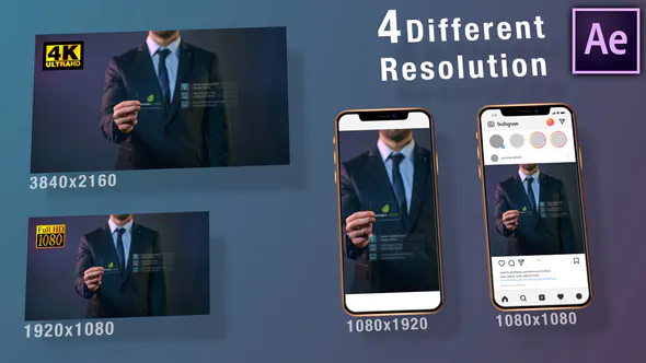 商人卡片名片Business Card-AE模板