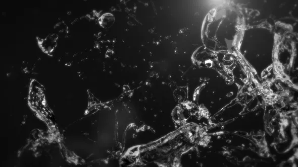 变形液体标志显示Morphing Liquid Logo Reveal-AE模板