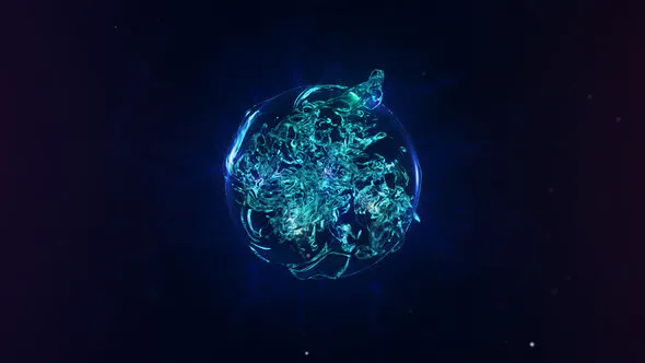 神奇的水标志显示Magical Water Logo Reveal-AE模板