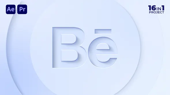 最小的标志显示Minimal Logo Reveal-AE模板