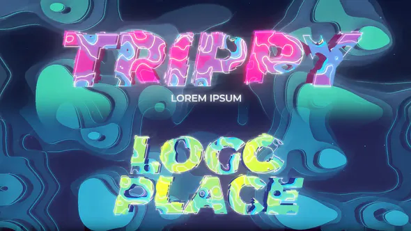 Trippy Opener 标志和标题Trippy Opener Logo & Title-AE模板