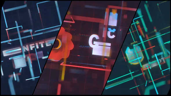 数字技术标志Digital Technology Logo-AE模板