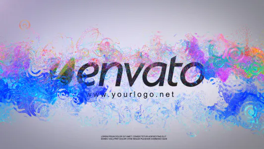 水汪汪的标志Waterish Logo-AE模板