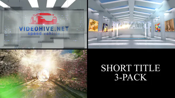 3 短标题包3 Short Titles Pack-AE模板