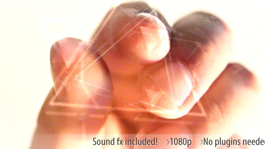 触摸标志显示 – 三角形Touch Logo Reveal – Triangles-AE模板