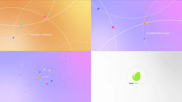 形状标志显示Shape Logo Reveals-AE模板