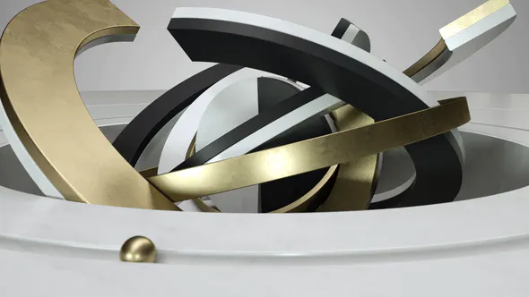 抽象圆圈标志Abstract Circles Logo-AE模板