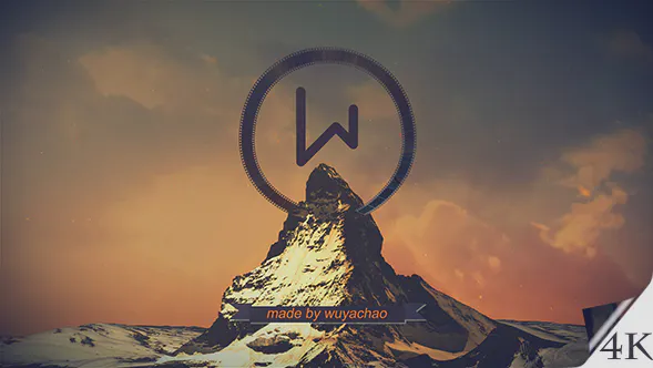 山地电影标志Mountain Film Logo-AE模板