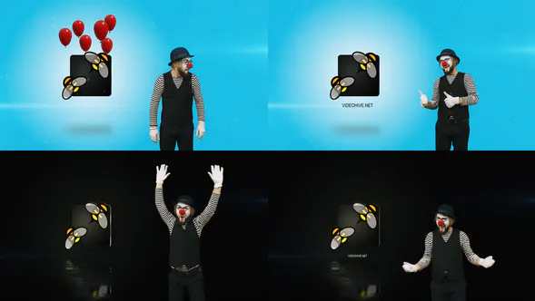 小丑标志Clown Logo-AE模板