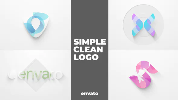 简单干净的标志Simple Clean Logo-AE模板
