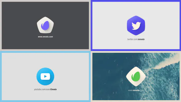 简单的企业标志Simple Corporate Logo-AE模板